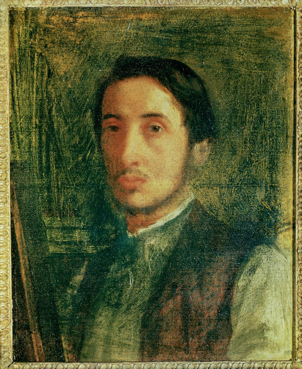 Selvportræt som ung mand af Edgar Degas