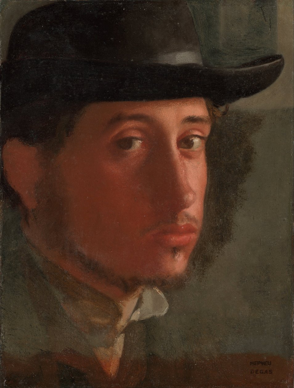 Selvportræt af Edgar Degas