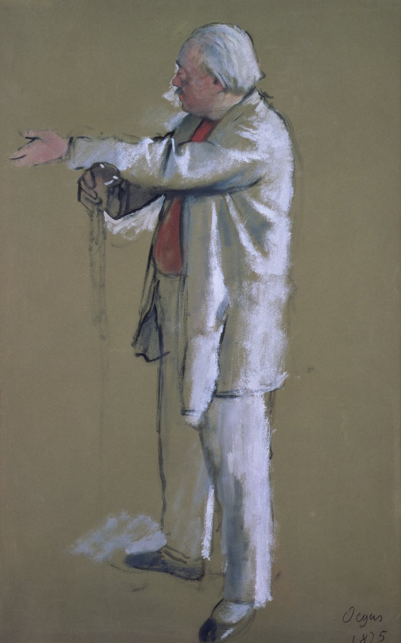 Balletmesteren, 1875 (pastel) af Edgar Degas