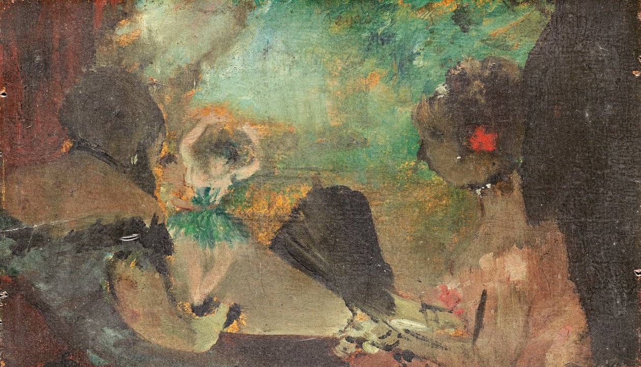 The Loge, ca. 1883 (olie på træ) af Edgar Degas