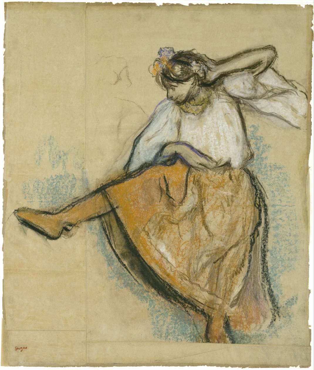 Den russiske danser af Edgar Degas
