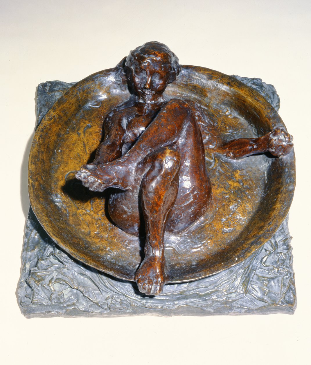 The Tub, 1889-1919 (bronze) af Edgar Degas