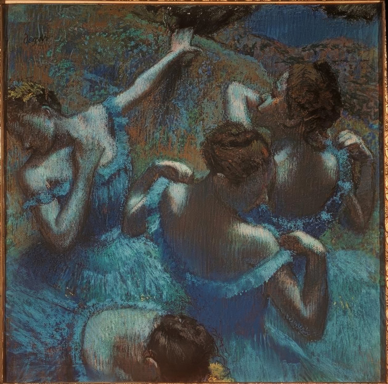 Dansere i blå af Edgar Degas