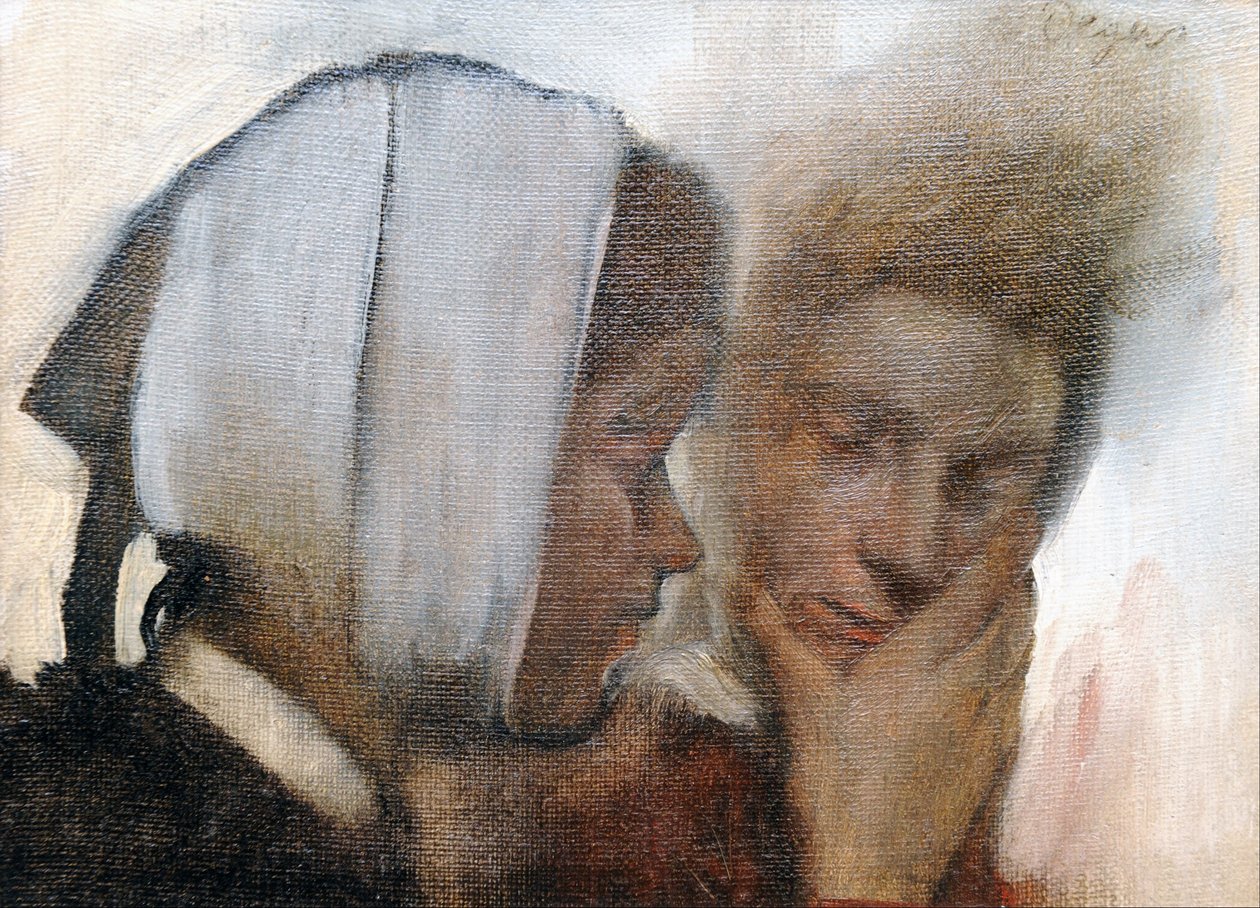 Vaskemaskiner af Edgar Degas