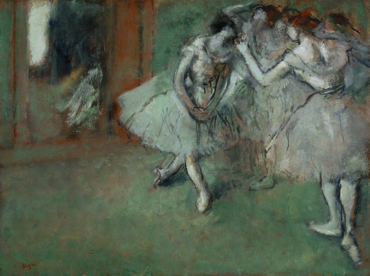 En gruppe dansere af Edgar Degas