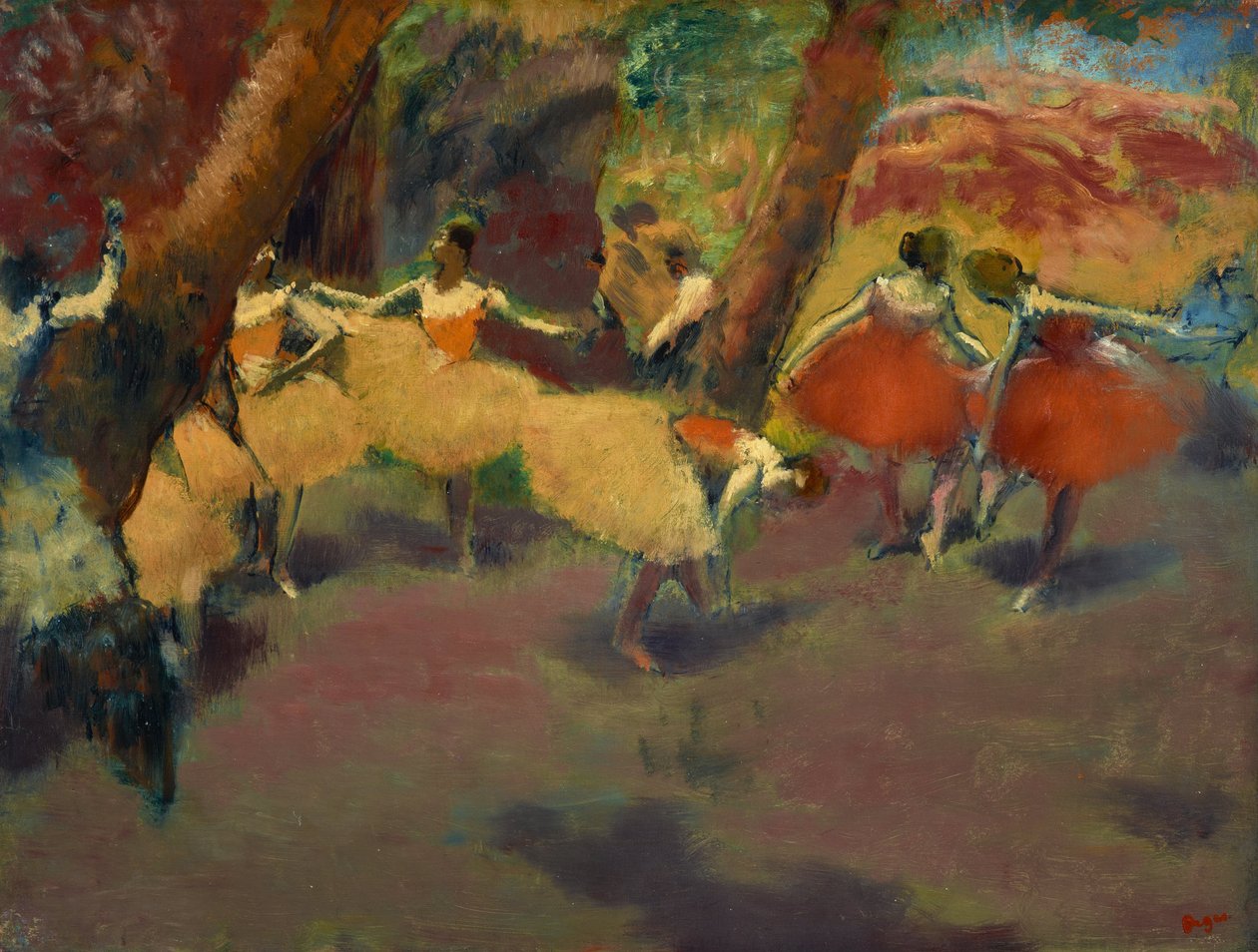 Inden forestillingen af Edgar Degas