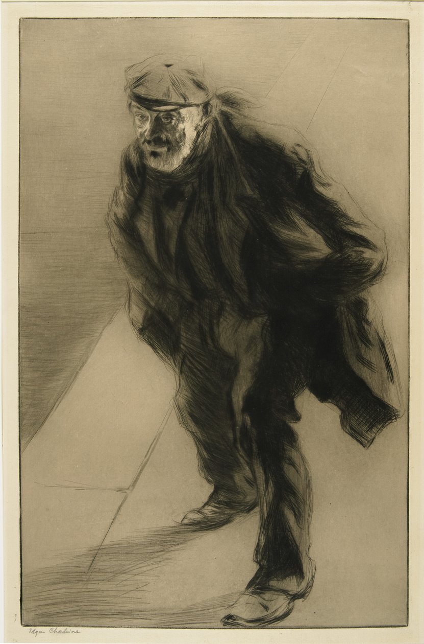 Ude af arbejde af Edgar Chahine