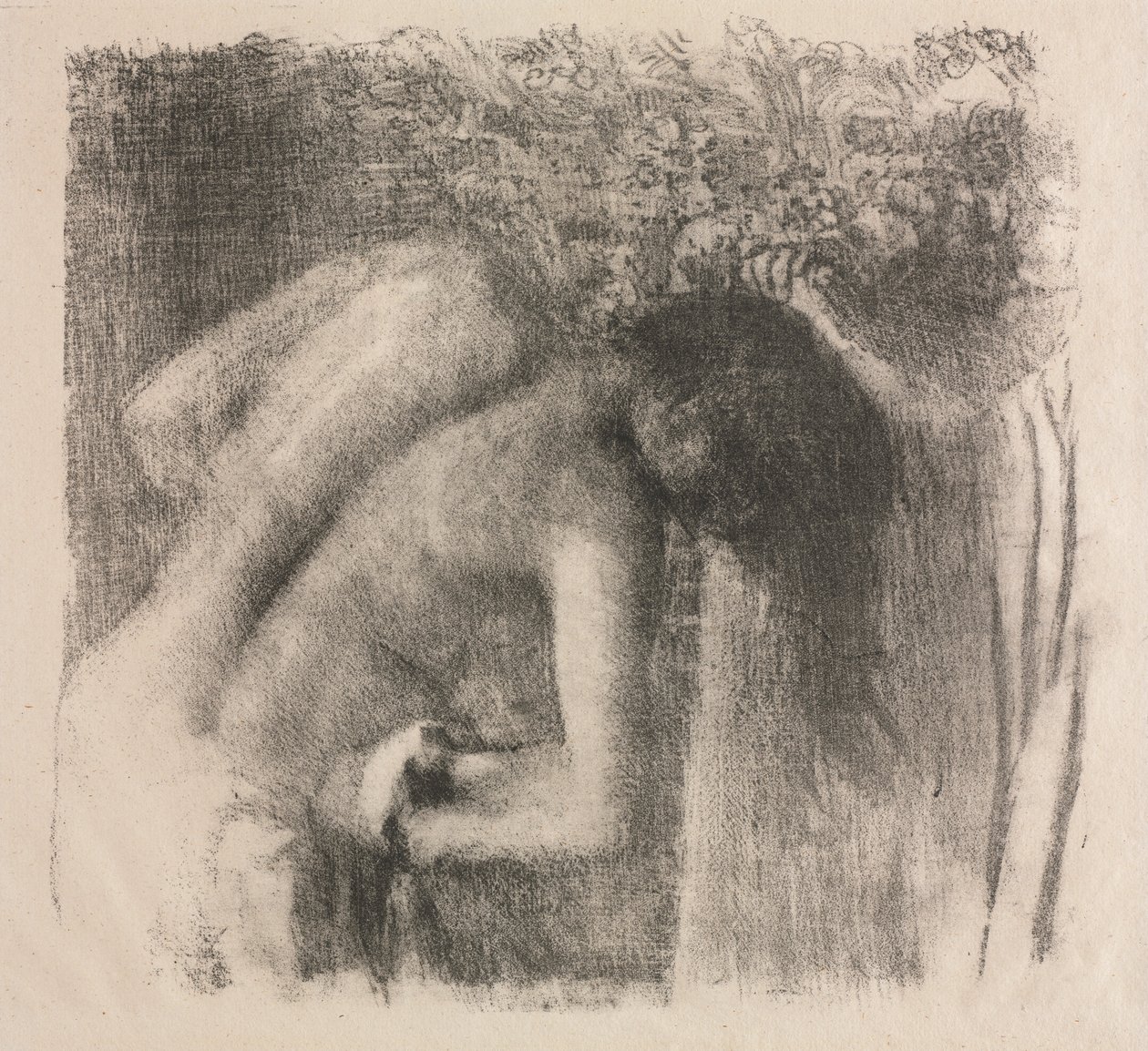Efter badet (stor version) af Edgar Degas