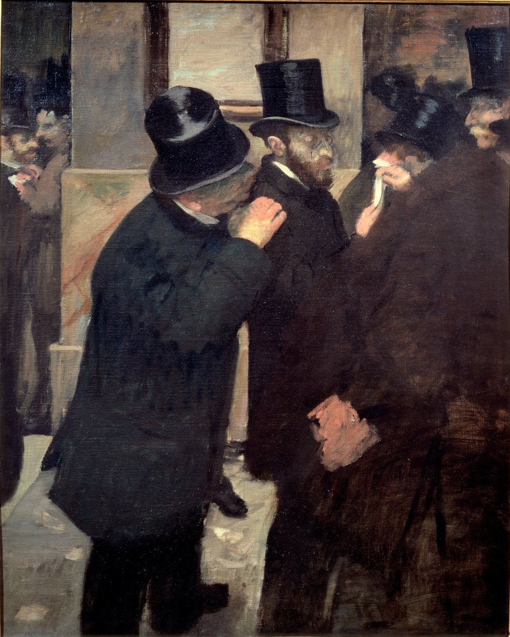 På Børsen af Edgar Degas