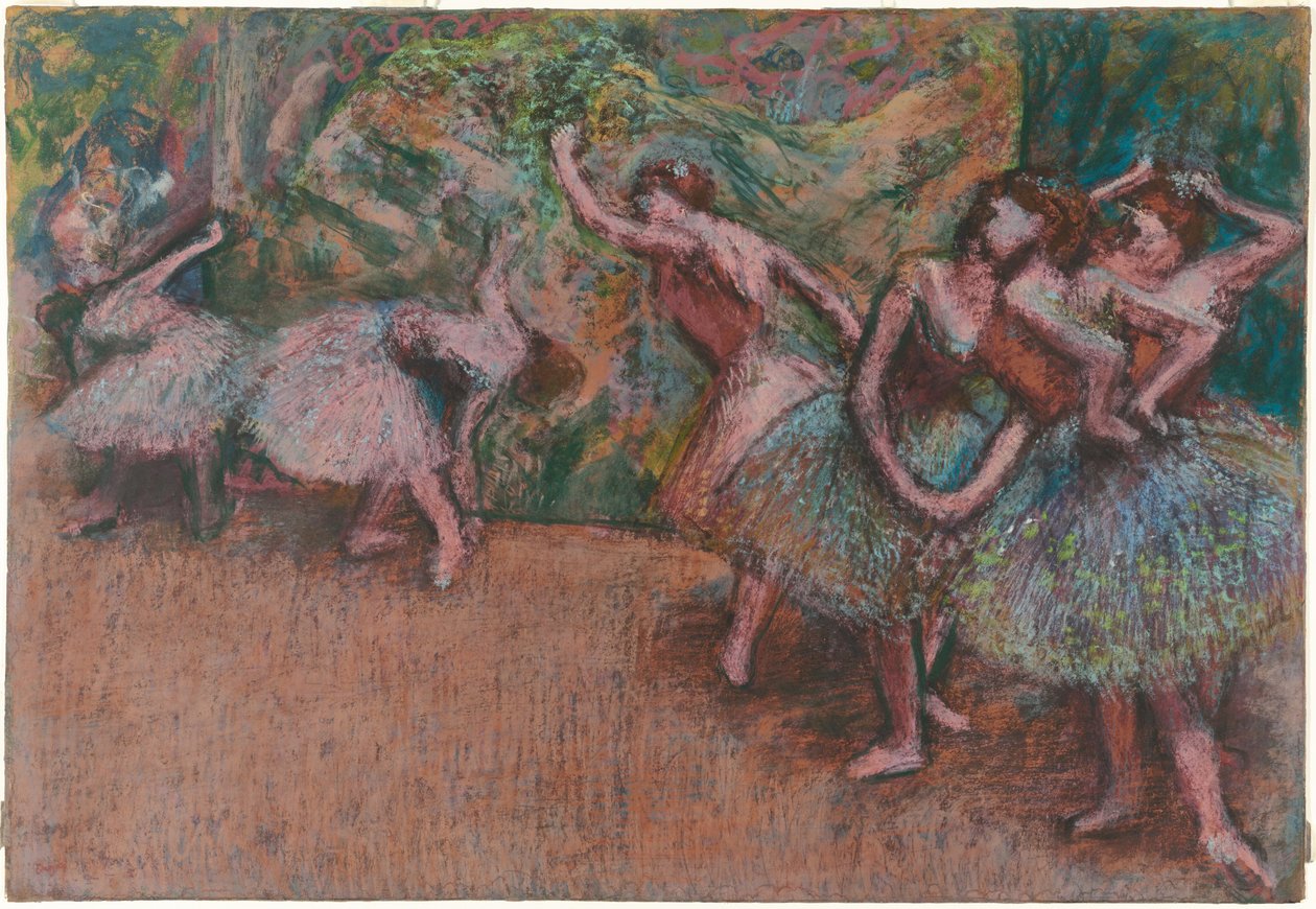 Balletscene af Edgar Degas