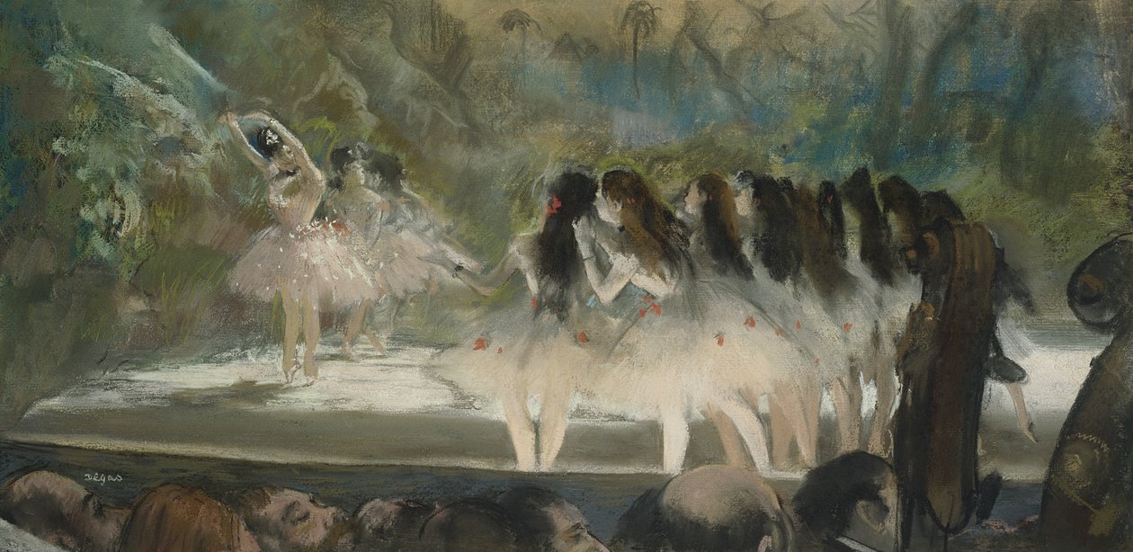 Ballet i Paris Opéra af Edgar Degas