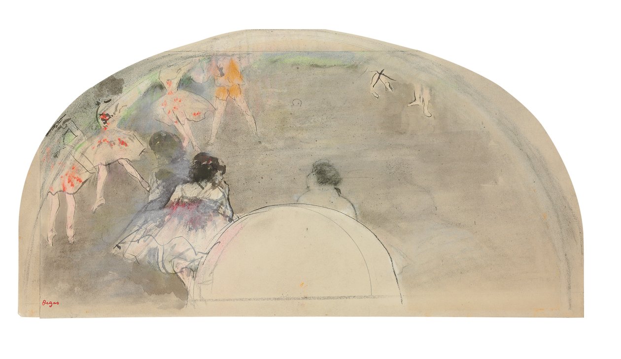 Balletscene, ca. 1880 af Edgar Degas