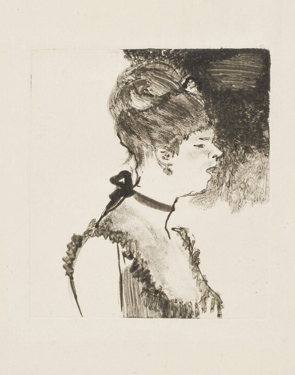 Café-Koncertsanger, 1878-80 af Edgar Degas