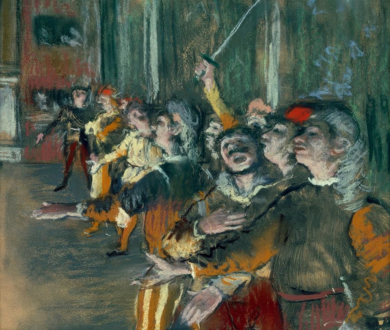Korister, sagde også statisterne af Edgar Degas