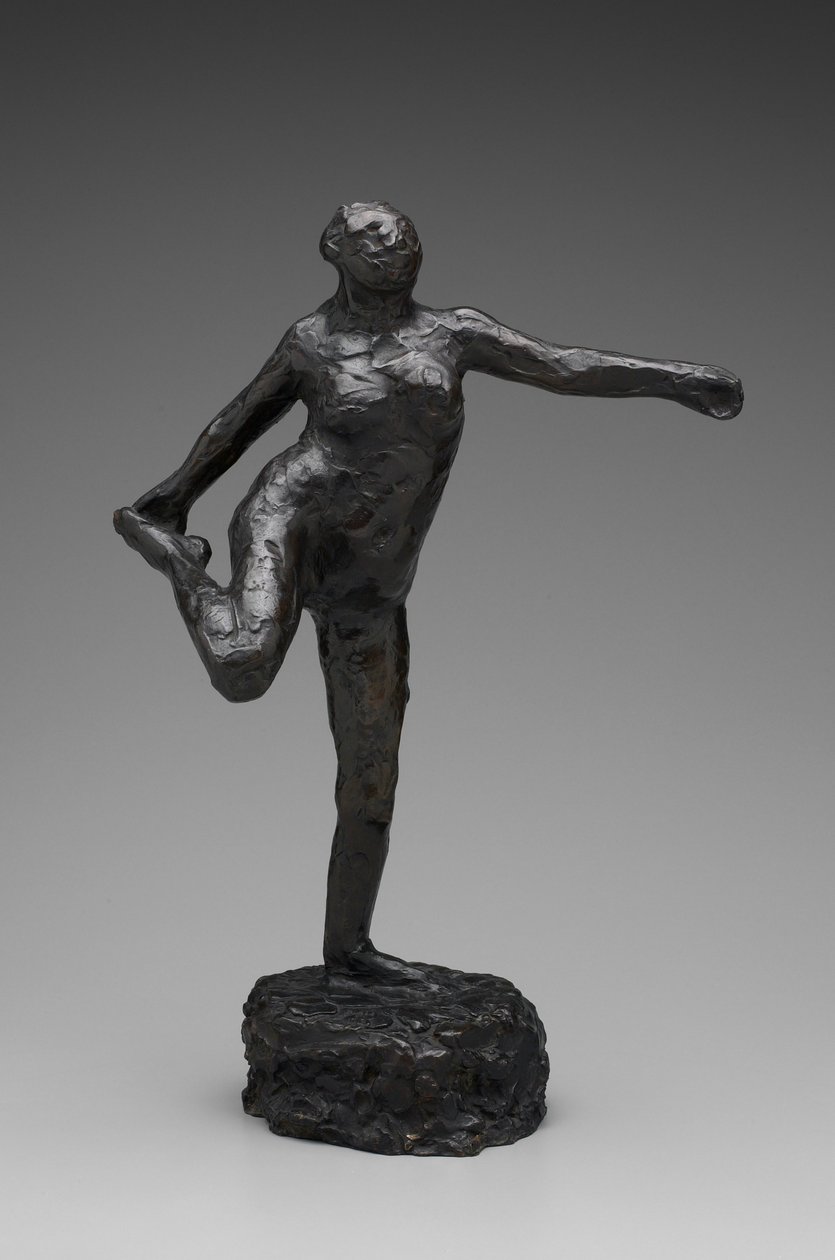 Danser i arabesk (bronze) af Edgar Degas