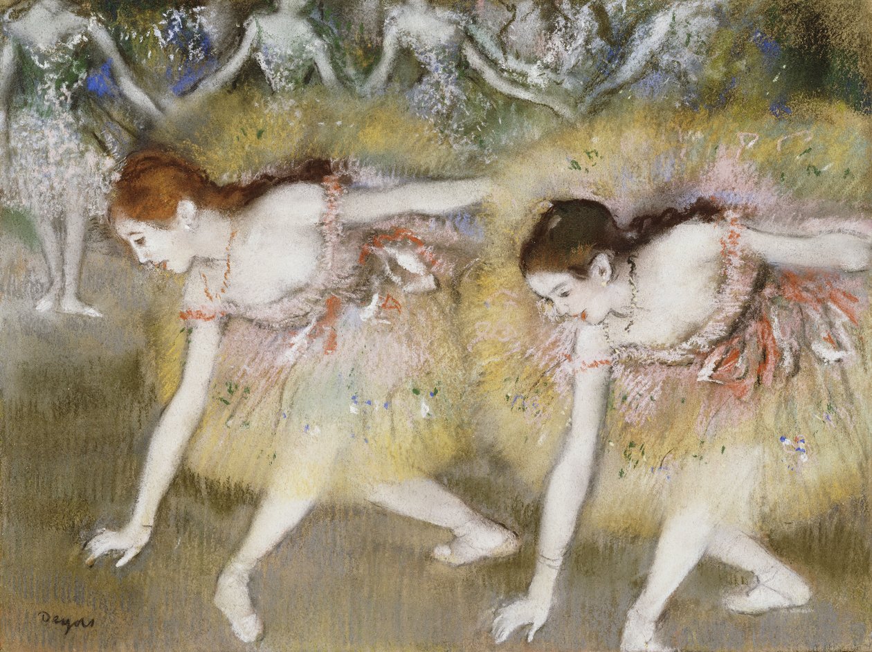 Dansere, der bøjer sig af Edgar Degas
