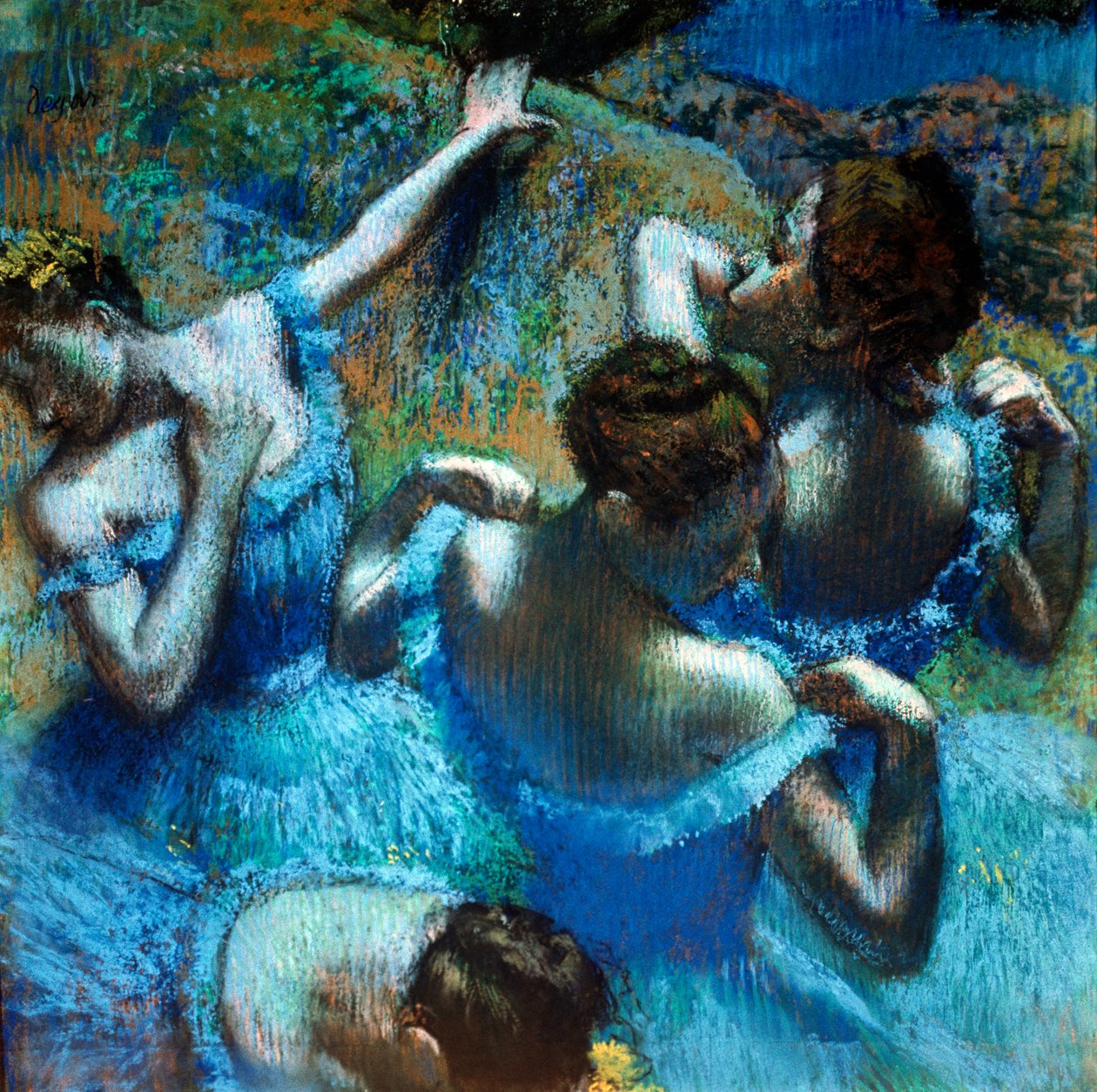Dansere i blåt, c1898. af Edgar Degas