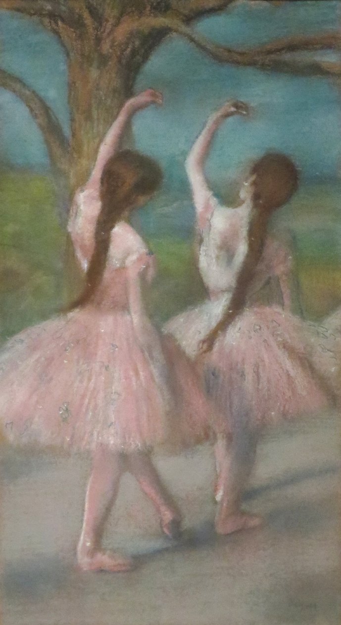 Dansere i pink af Edgar Degas