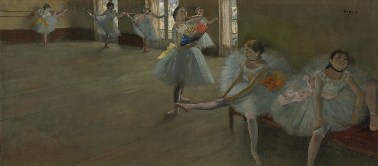 Dansere i klasseværelset, ca. 1880 af Edgar Degas