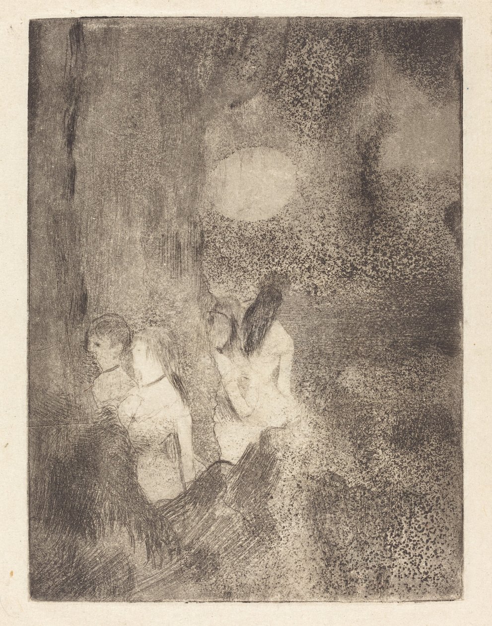 Dansere i vingerne, 18791880. af Edgar Degas