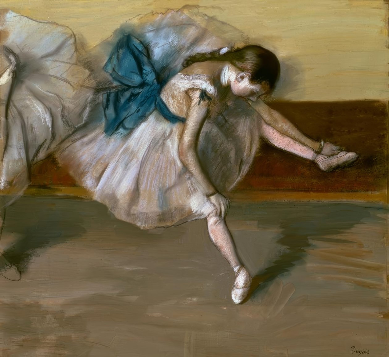 Danser hviler af Edgar Degas