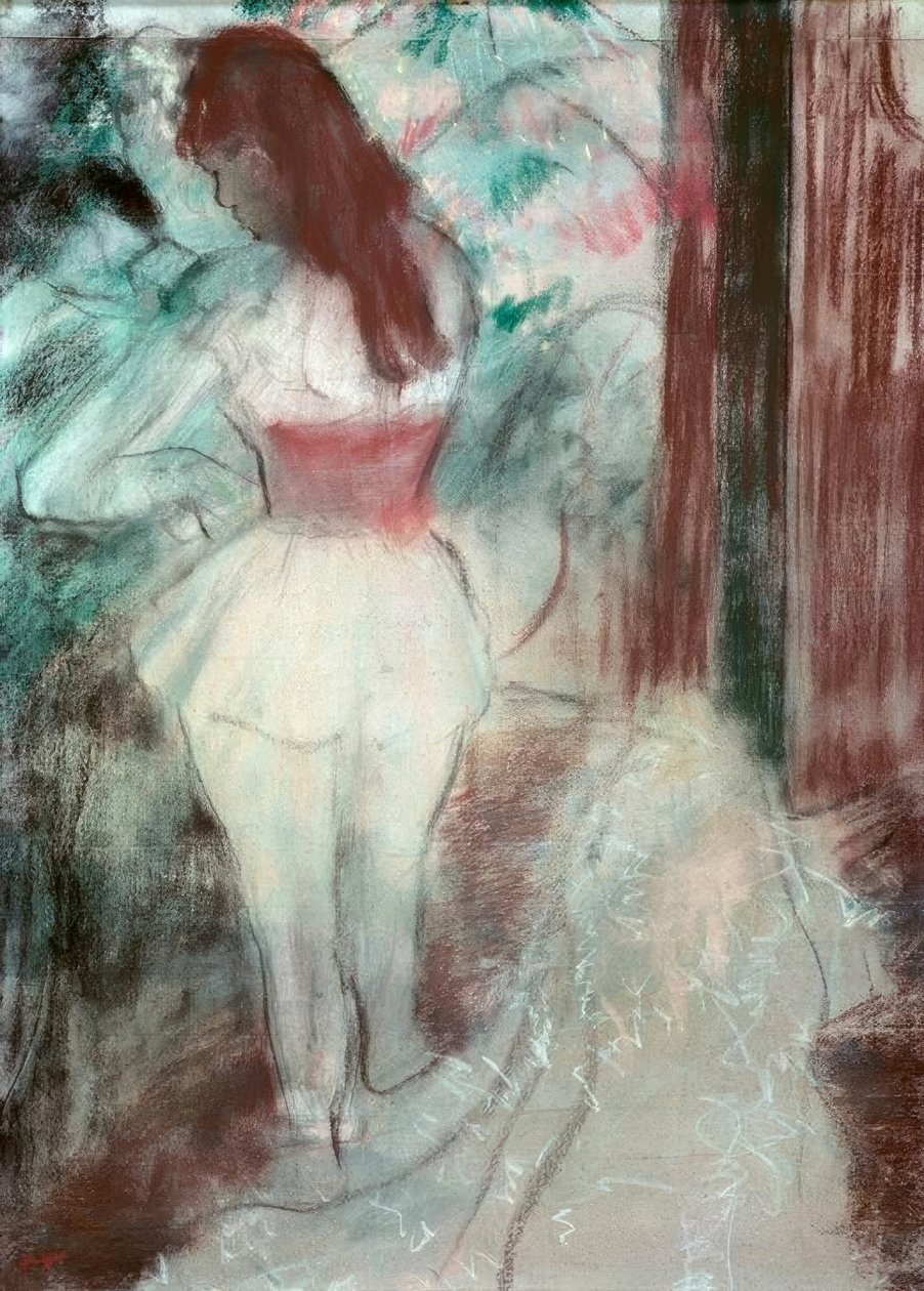 Danser påklædning af Edgar Degas