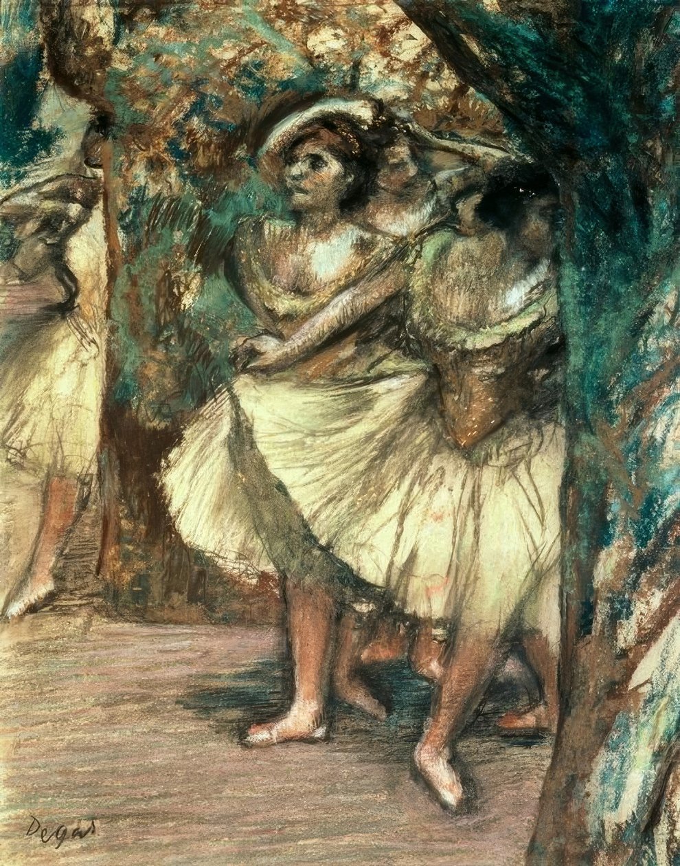 Dansere i grønt af Edgar Degas