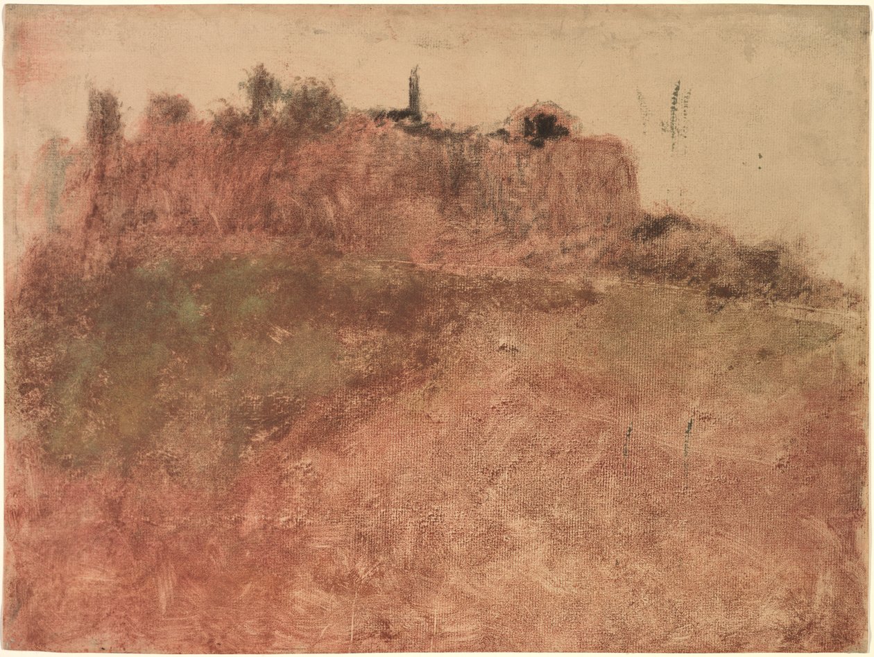 Esterel Village, ca. 1890. af Edgar Degas