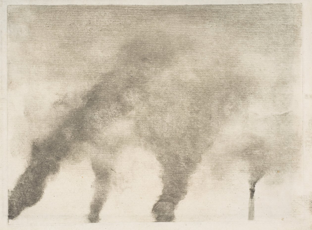 Fabriksrøg, 1877-79. af Edgar Degas
