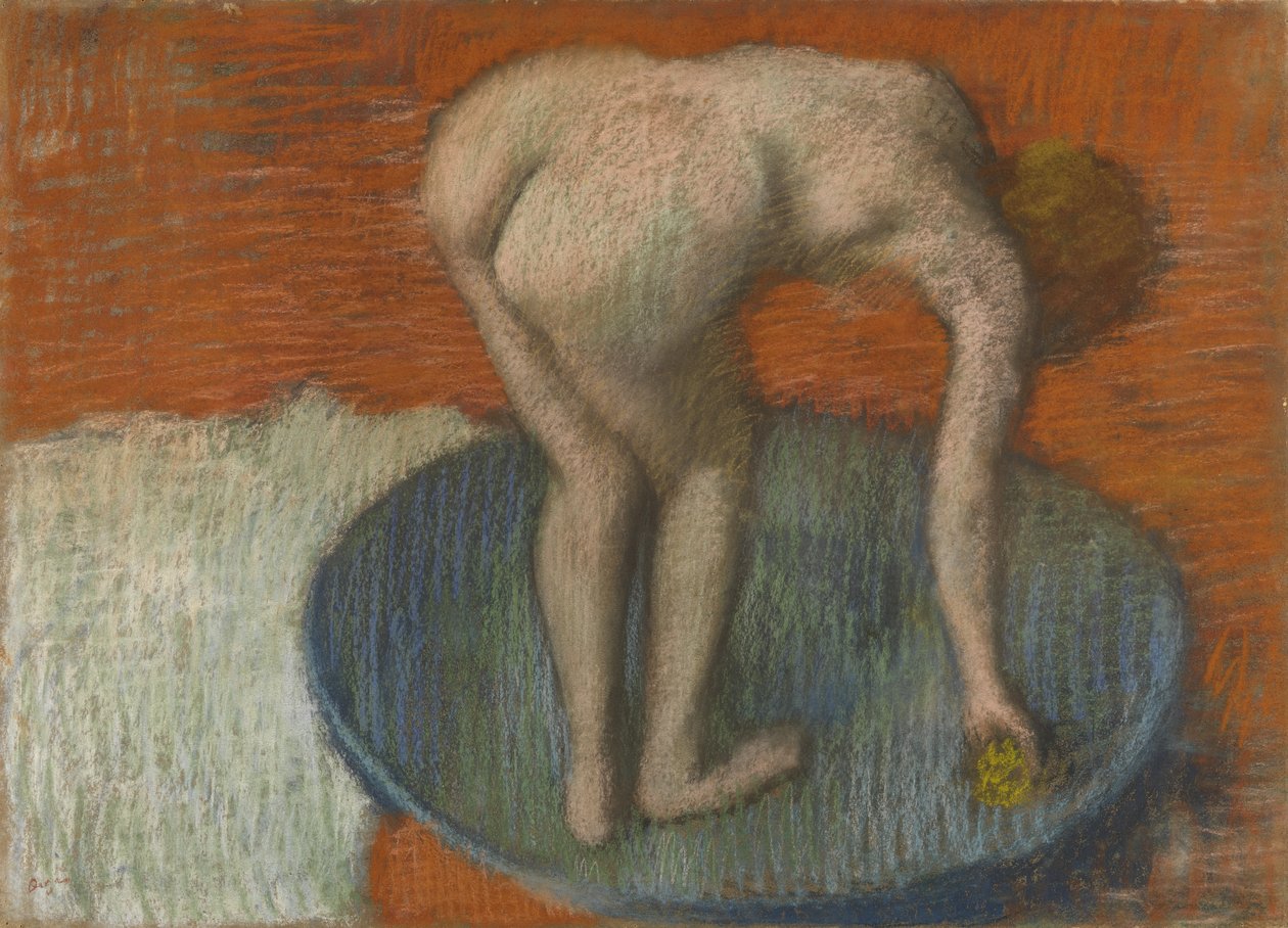 Kvinde ved badekarret af Edgar Degas