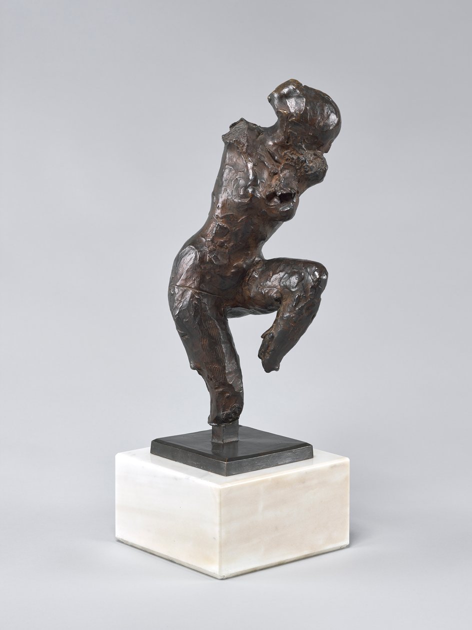 Kvinde kommer ud af badet af Edgar Degas