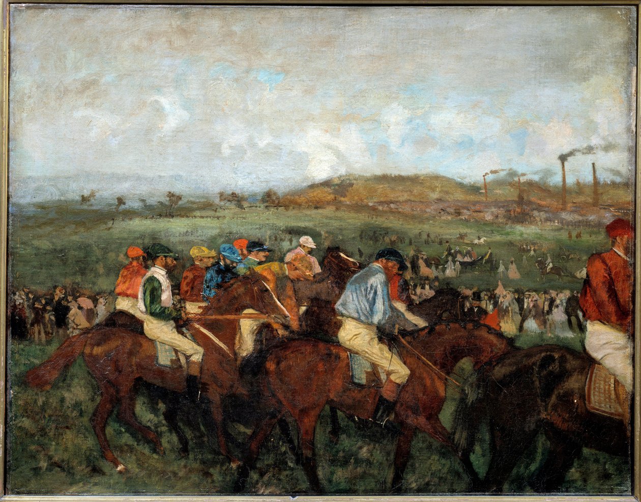 Gentlemen race. Før afgang af Edgar Degas