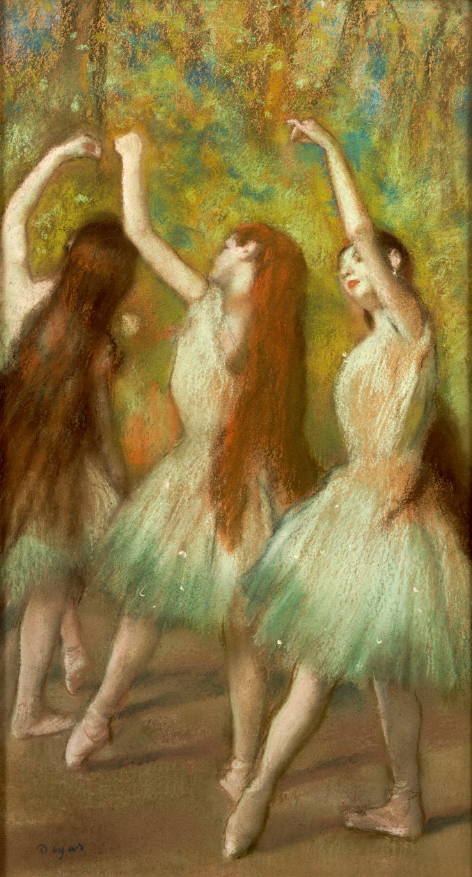 Grønne dansere, 1878 af Edgar Degas