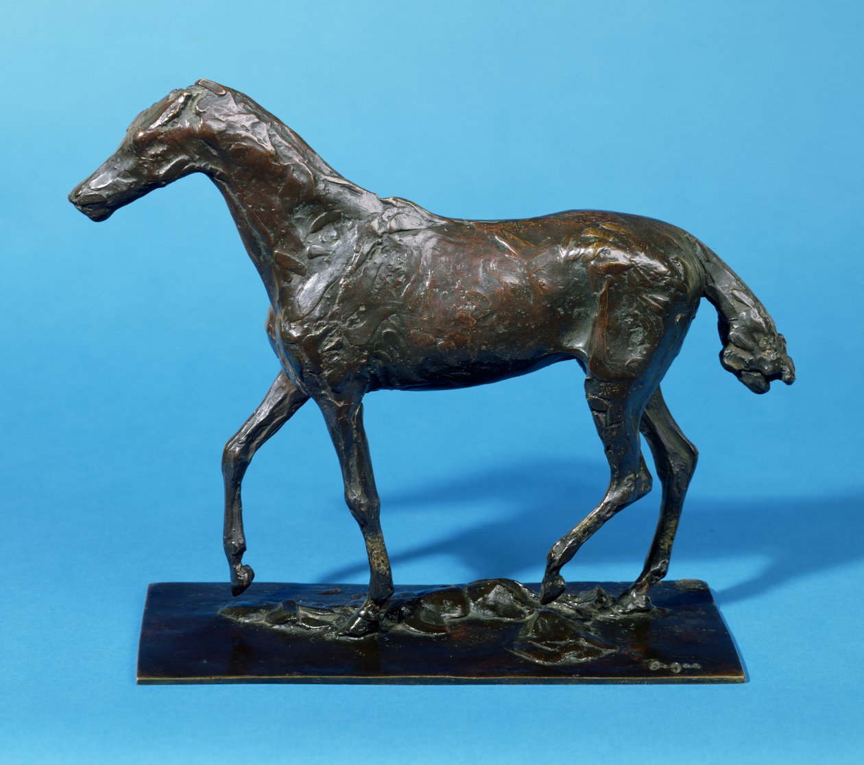 Hestevandring (bronze) af Edgar Degas