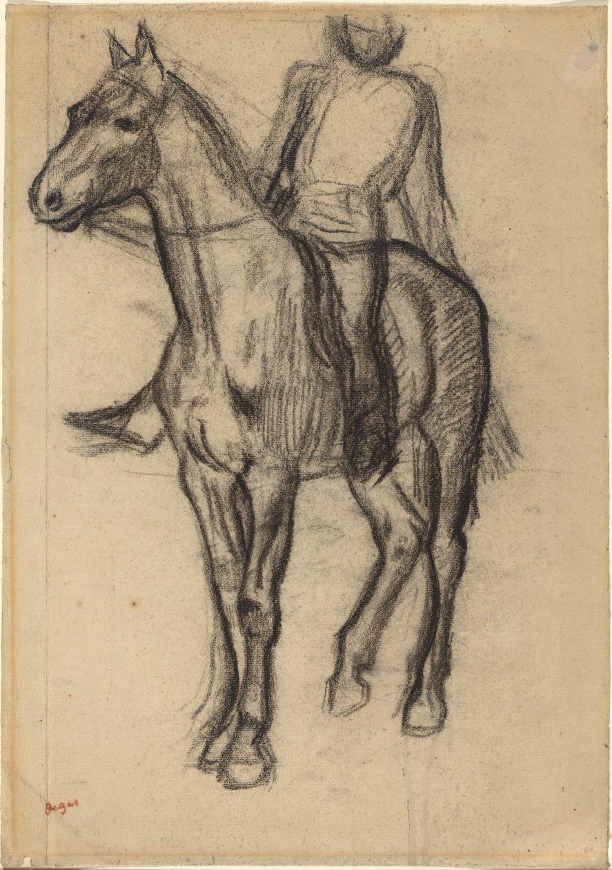 Hest og Rytter af Edgar Degas
