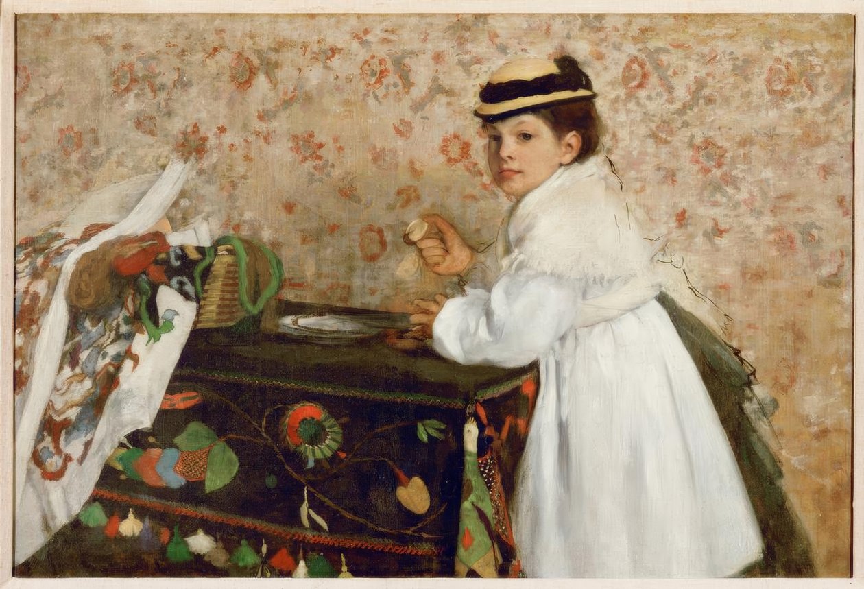 Hortense Valpincon af Edgar Degas