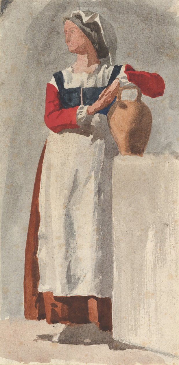 Italiensk kvinde, ca. 1856-57. af Edgar Degas.