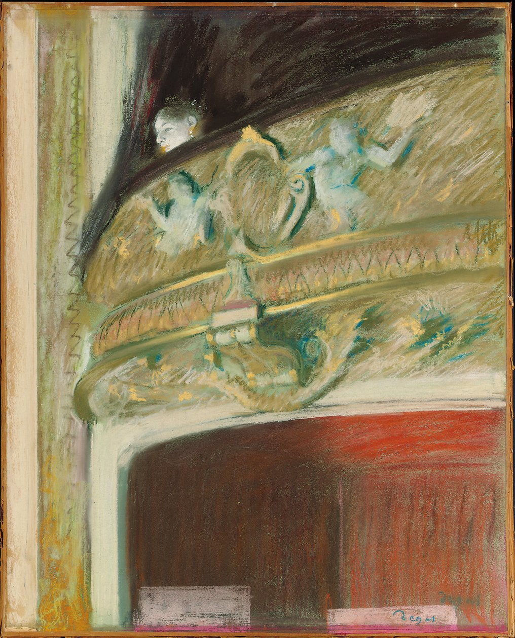 Logen, 1880 af Edgar Degas