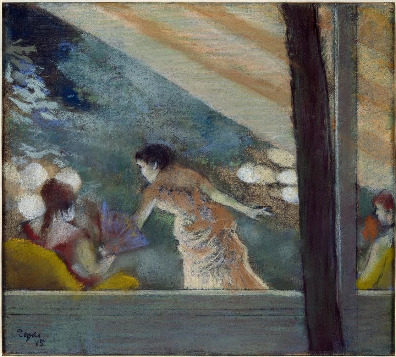 Cafékoncerten til ambassadørerne af Edgar Degas