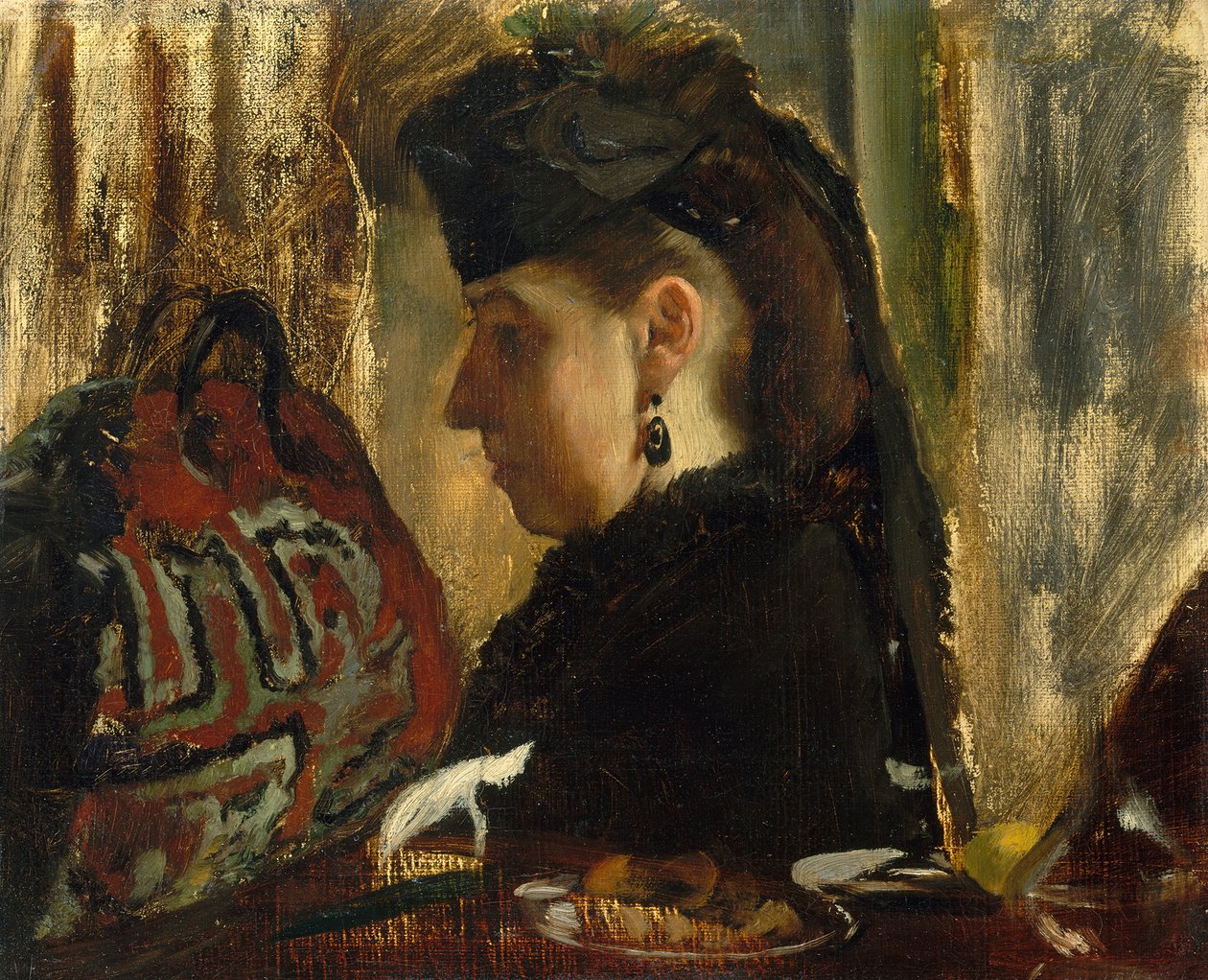 Frøken Marie Dihau 1843-1935, 1867-68. af Edgar Degas