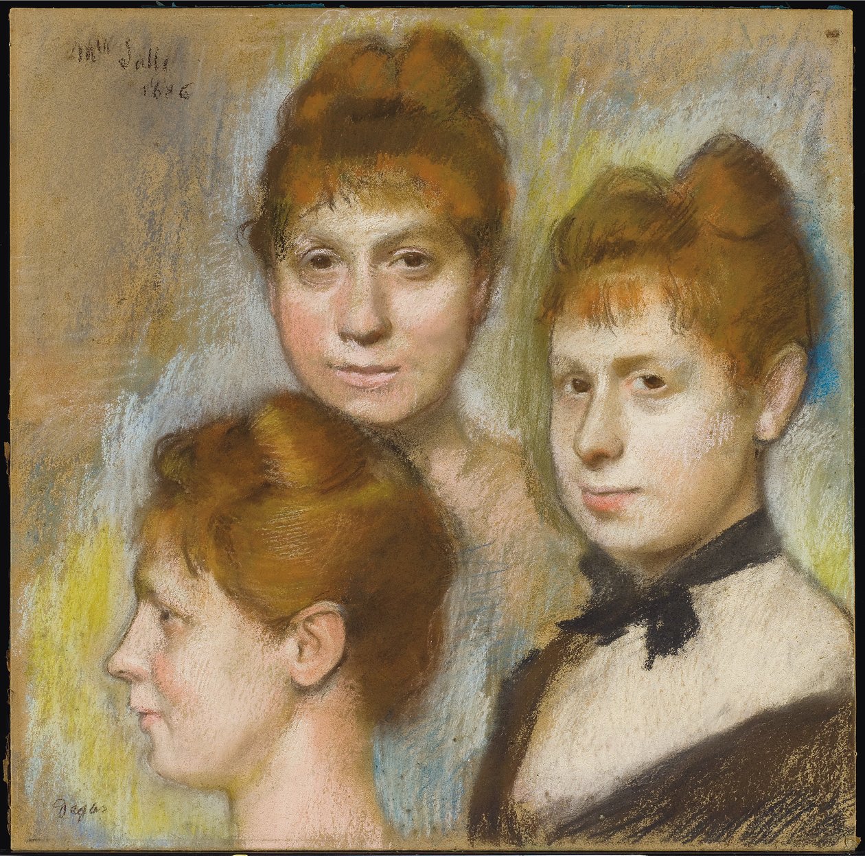 Frøken Hall, 1886 af Edgar Degas