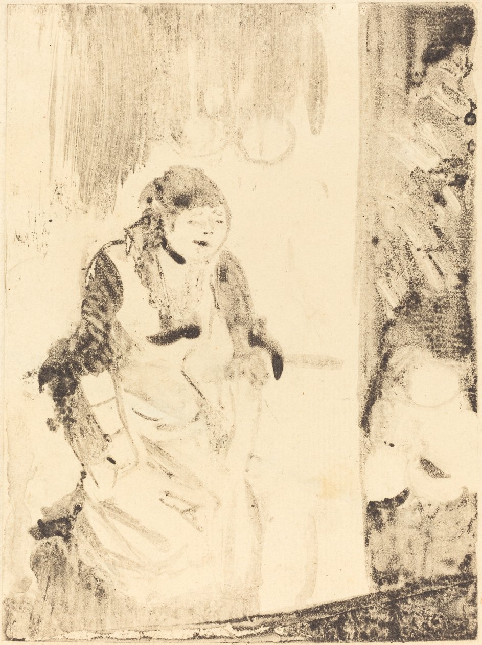 Frøken Bécat, ca. 18771878. af Edgar Degas