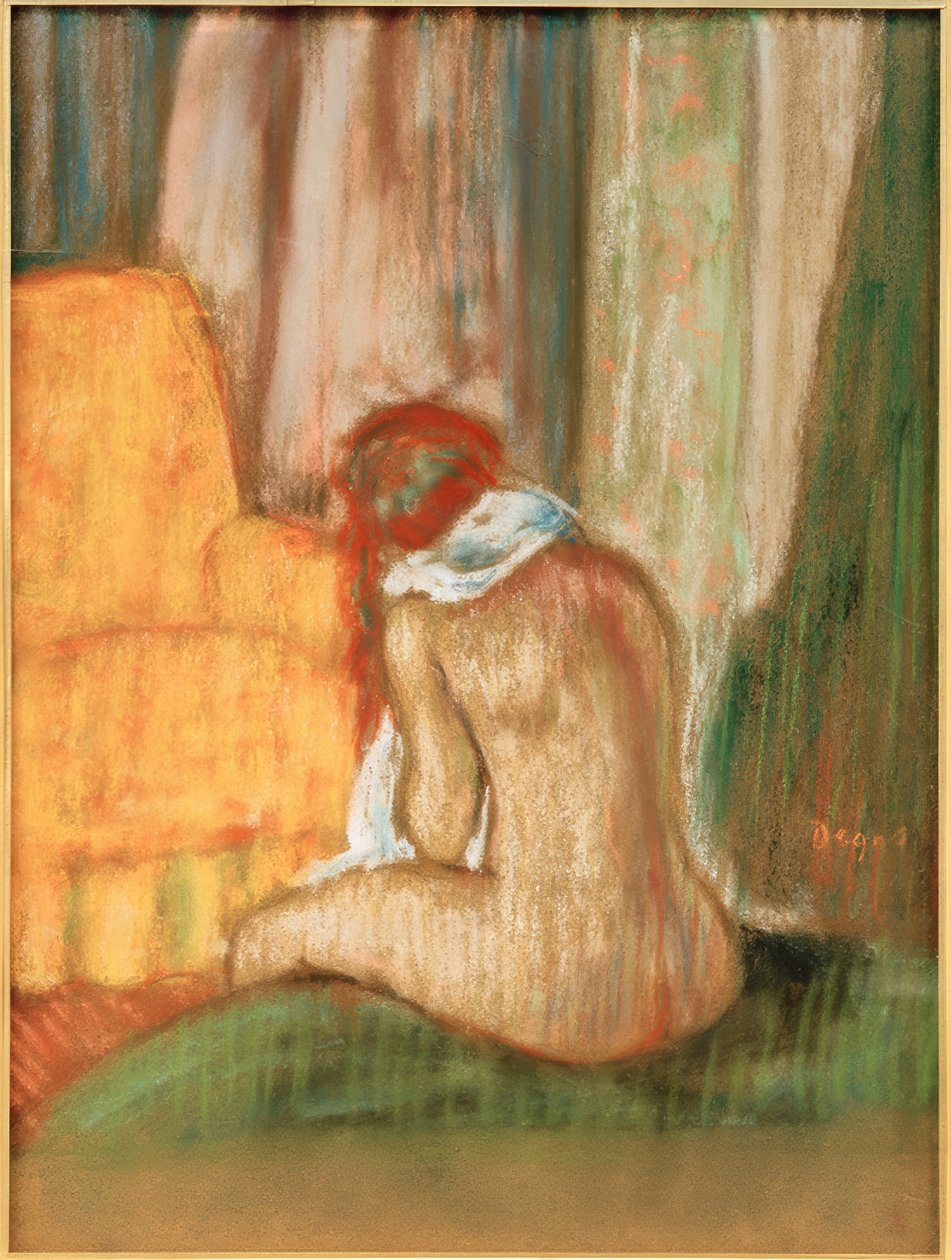 Du læner dig tilbage af Edgar Degas