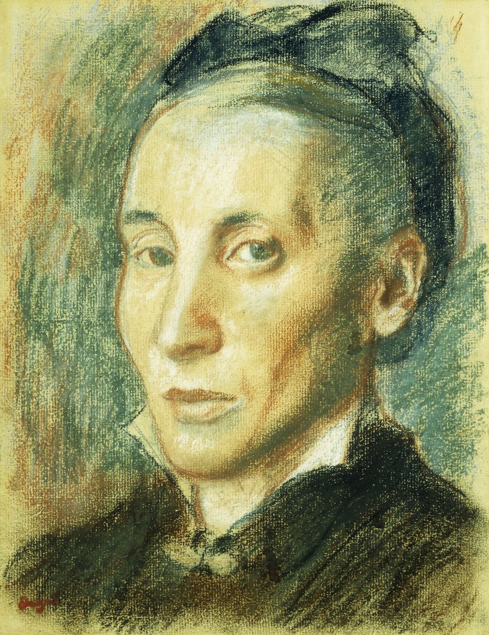 Portræt af en kvinde, 1881-85 af Edgar Degas