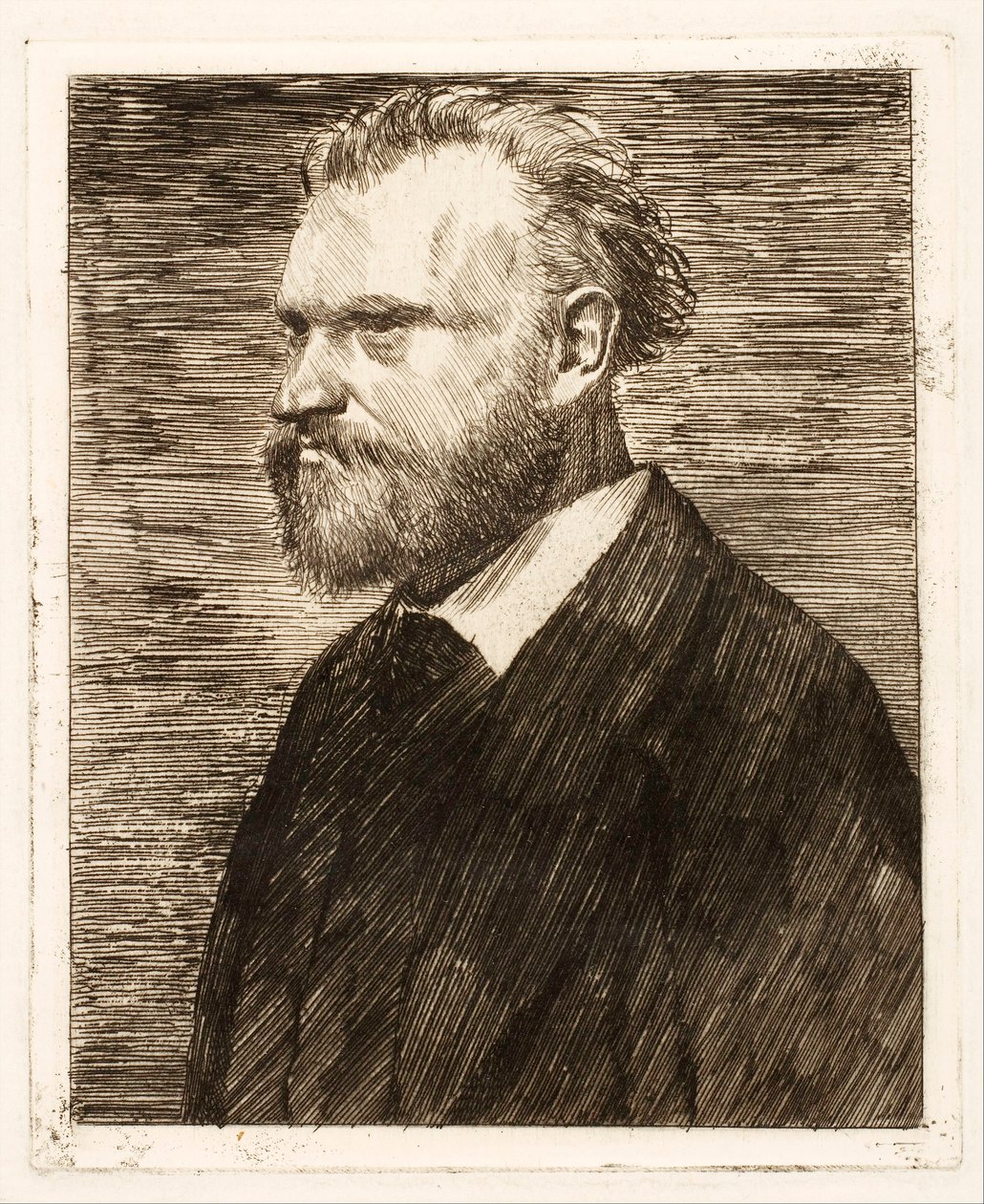 Portræt af Edouard Manet, pub. 1864. af Edgar Degas