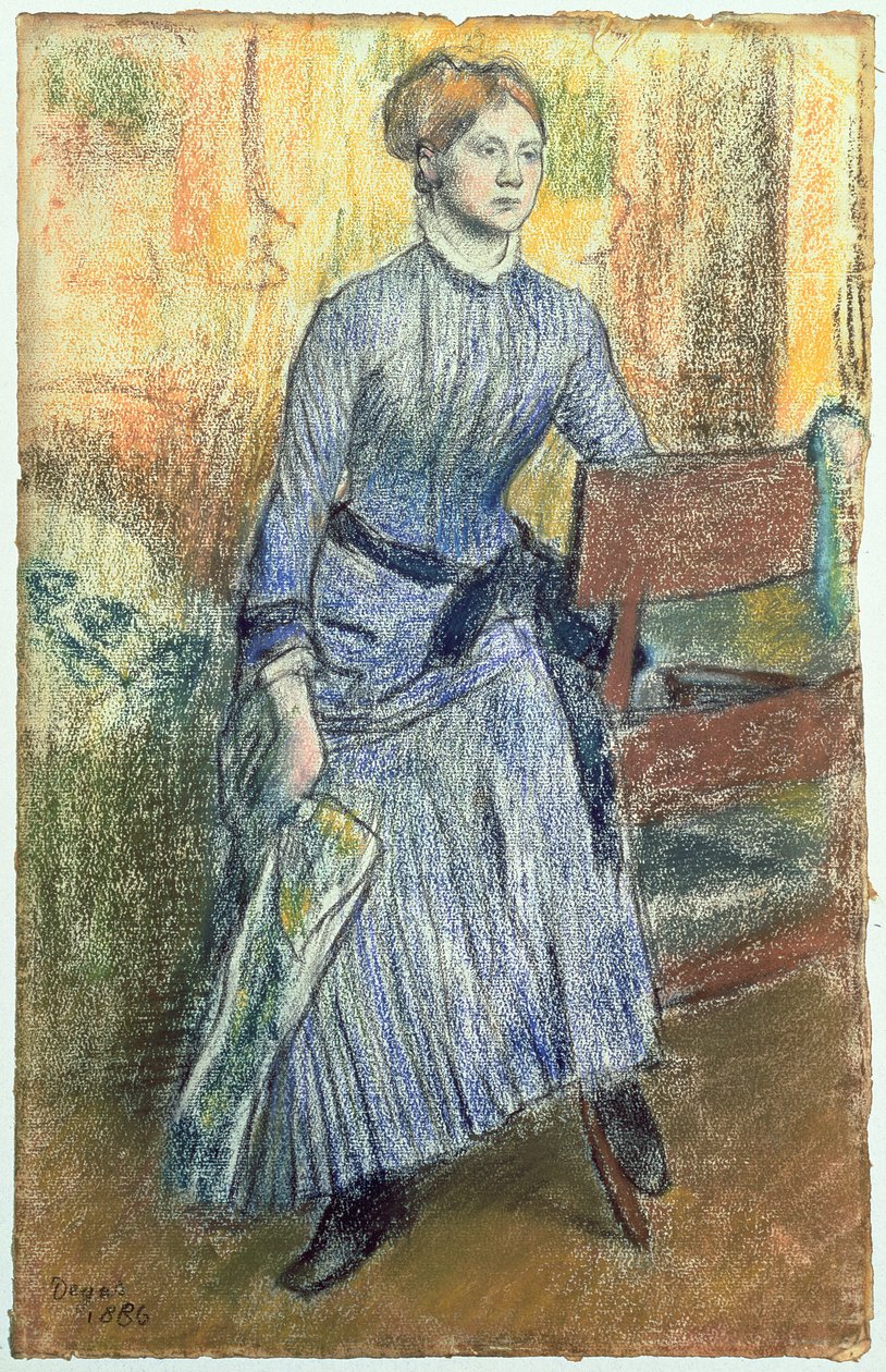 Portræt af Helene Rouart af Edgar Degas
