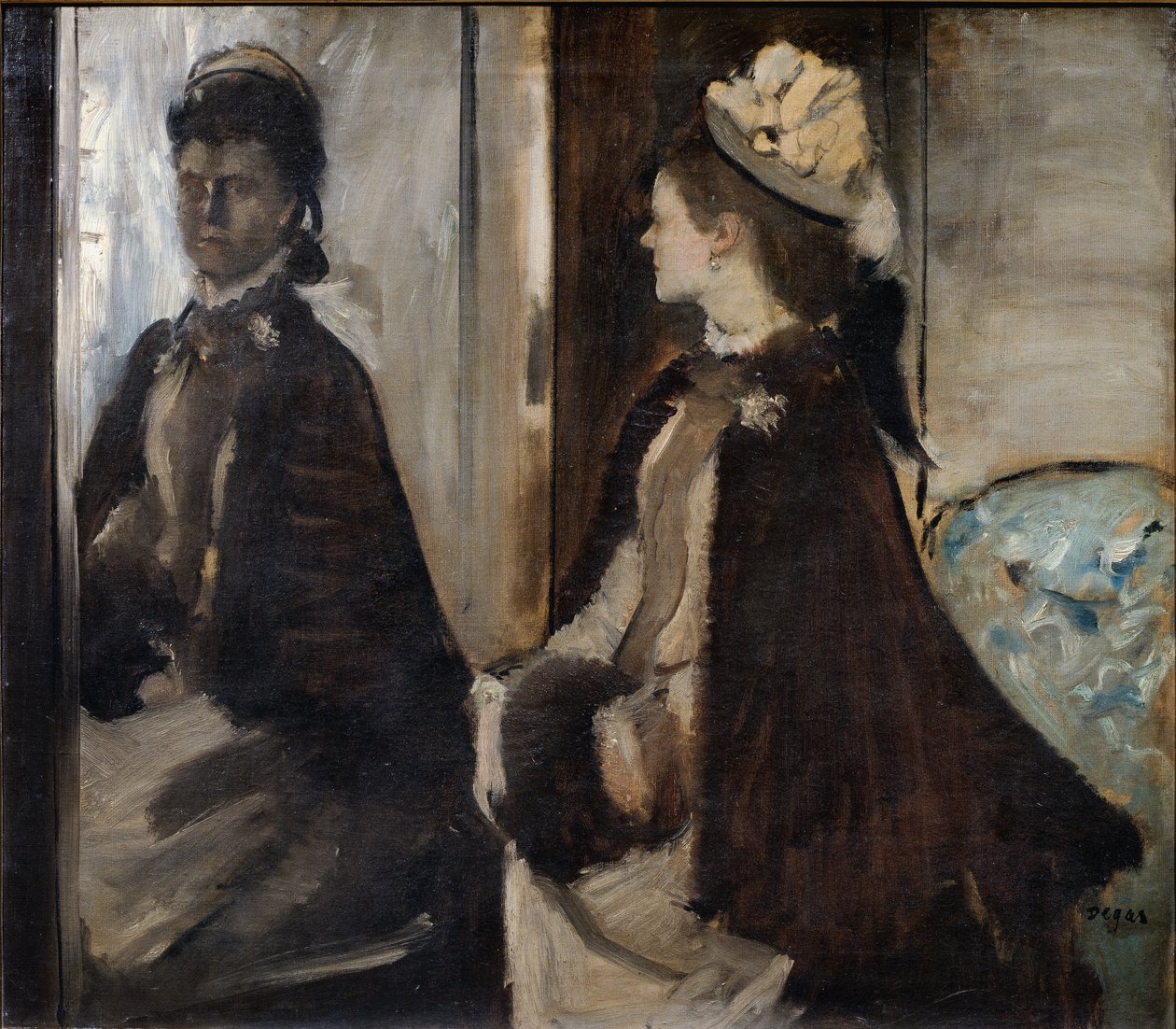 Portræt af Madame Jeantaud af Edgar Degas