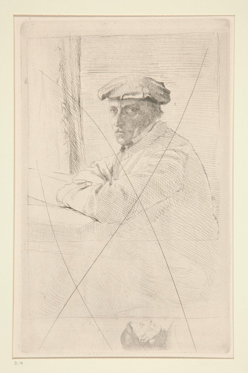 Portræt af gravøren Joseph Tourny af Edgar Degas