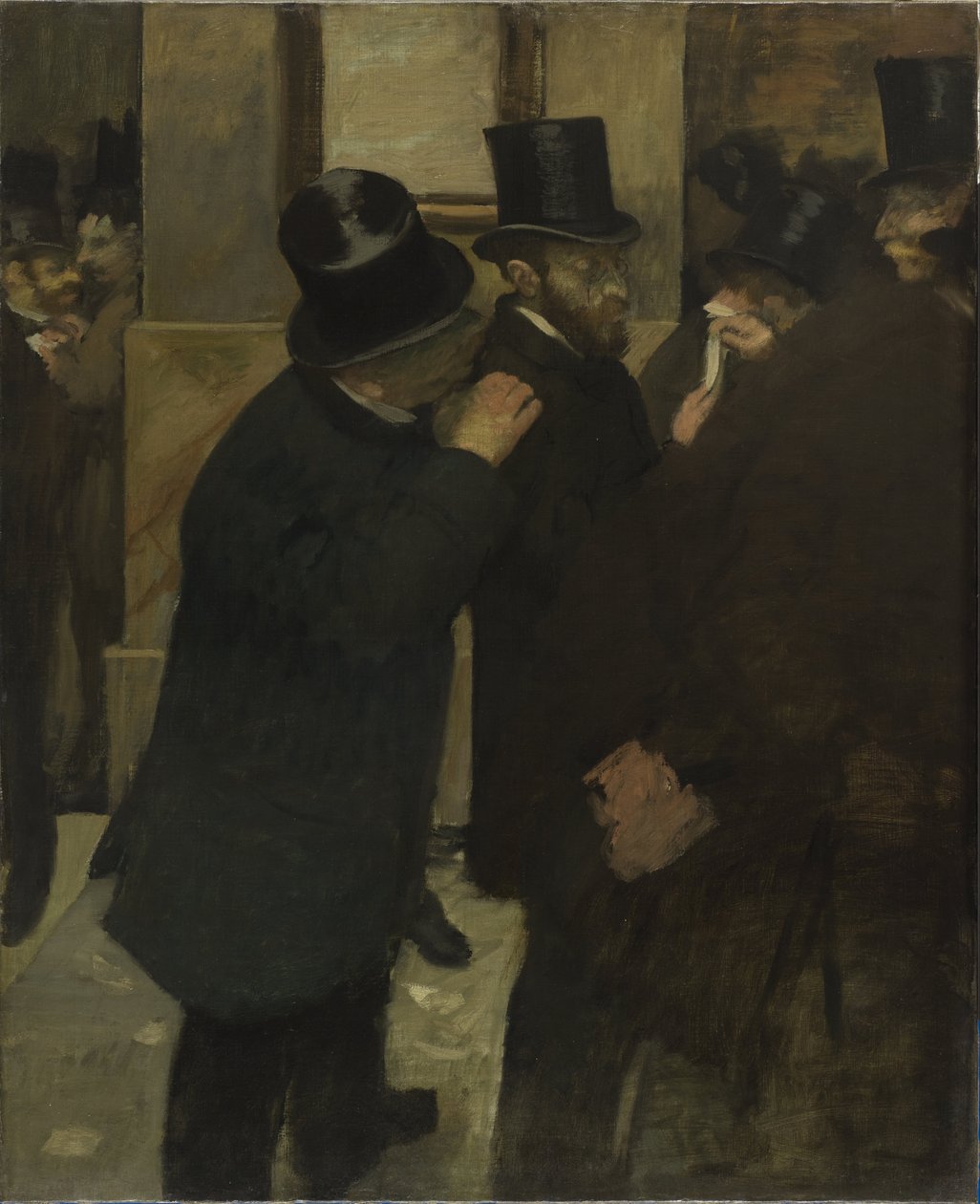 Portrætter på Børsen, 1878-1879 af Edgar Degas