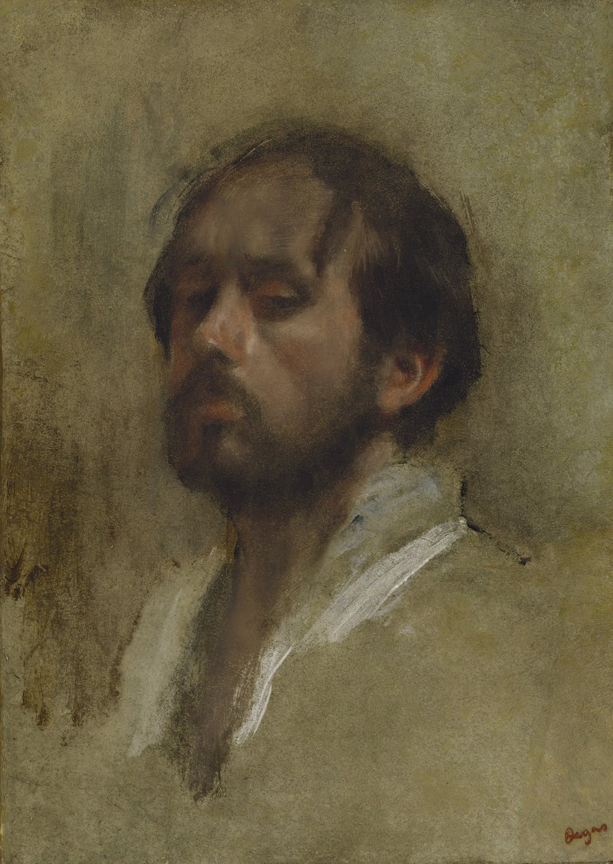 Selvportræt af Edgar Degas